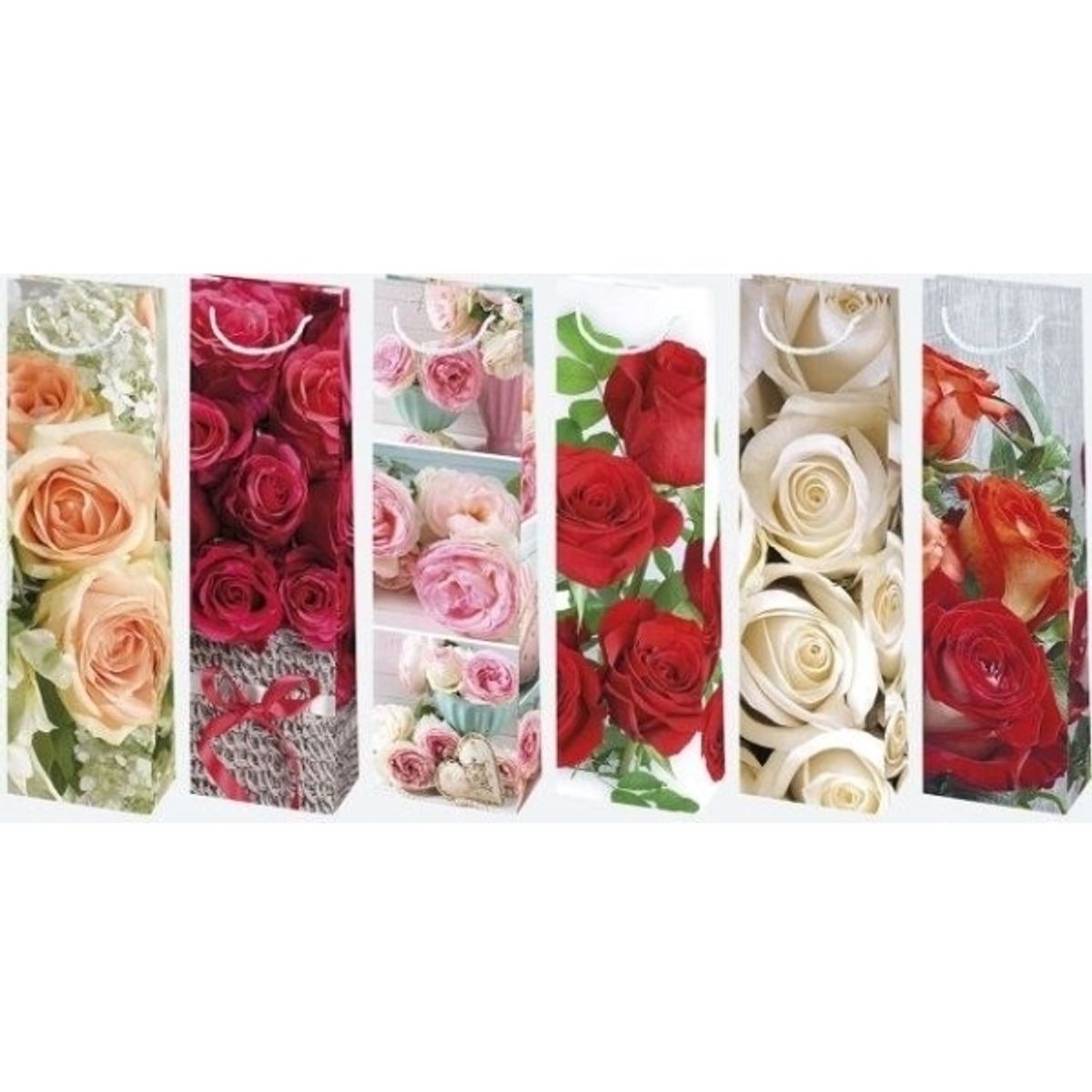 Pol-Mak Decorative Bag T12 A&#39 10 120X400x90 Varnish. Set 46 Flowers - Pol-Poppy Roses