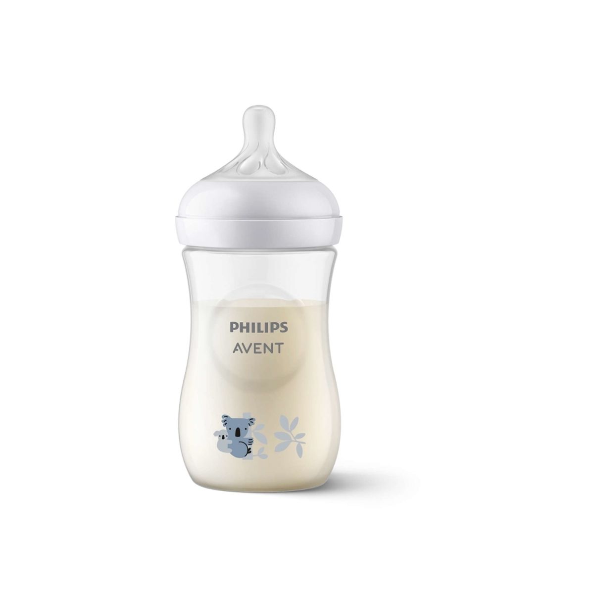 Philips Avent Natural Response Scy903/67 Baby Bottle That Works Like The Breast, Blue, Transparent