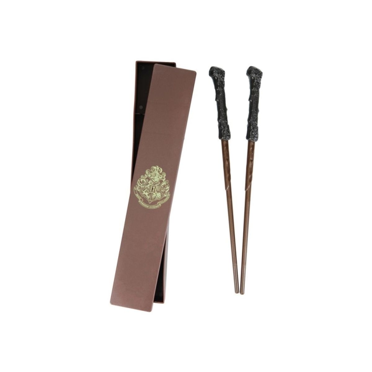 Paladone Harry Potter Wand Chopsticks In Box, Spisespinde Sæt, Brun, 1 Stk, Kina, 375 Mm, 280 Mm