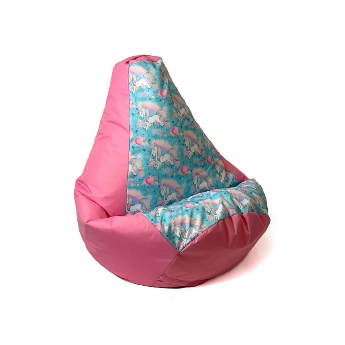 Sako Taske Pouffe Pæreprint Pink-Enhjørning Xl 130 X 90 Cm