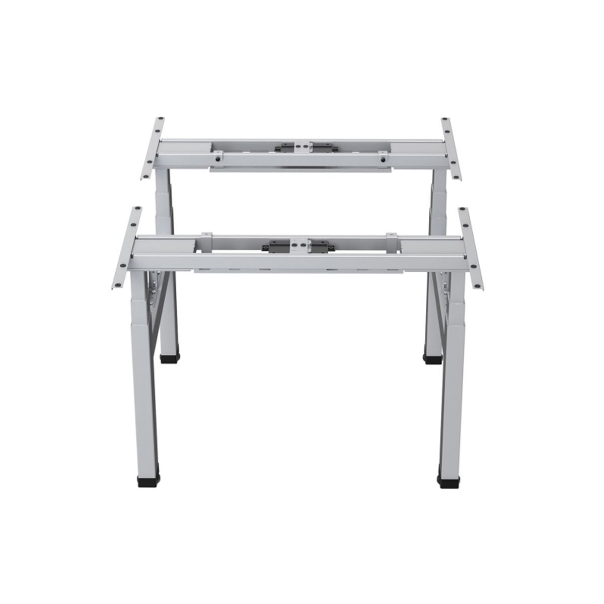 Ergo Office Er-404G Electric Double Height Adjustable Standing/Sitting Desk Frame Without Desk Tops Gray