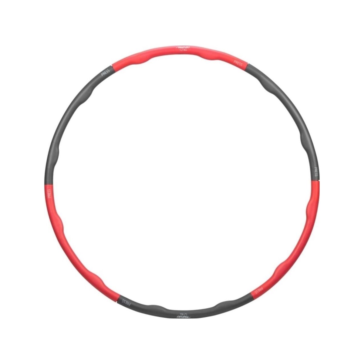 Fitness Hula Hoop Avento 42Hf 100Cm 1.2Kg Pink/Grey