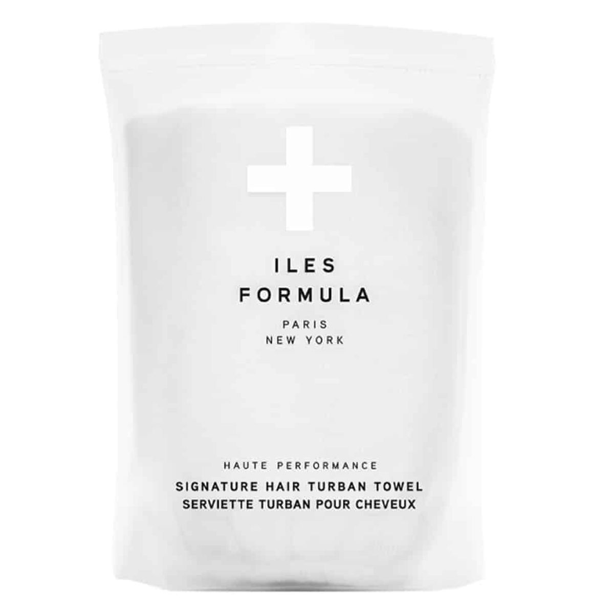 Iles Formula Hair Turban Towel White