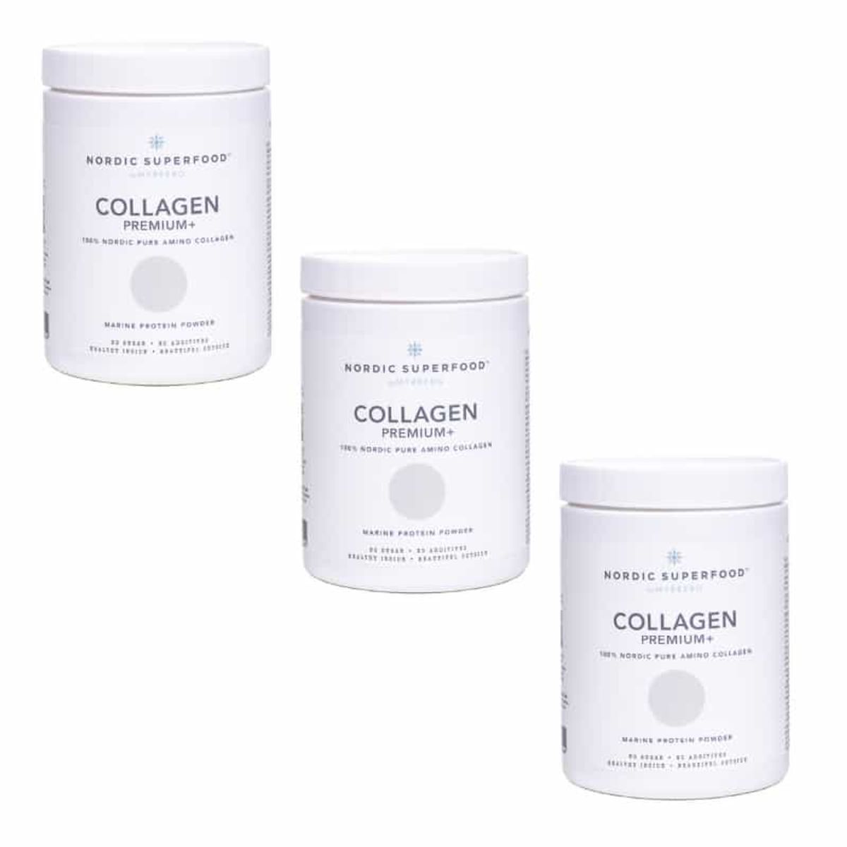 Nordic Superfood Collagen Premium+ Powder 300g x 3 stk