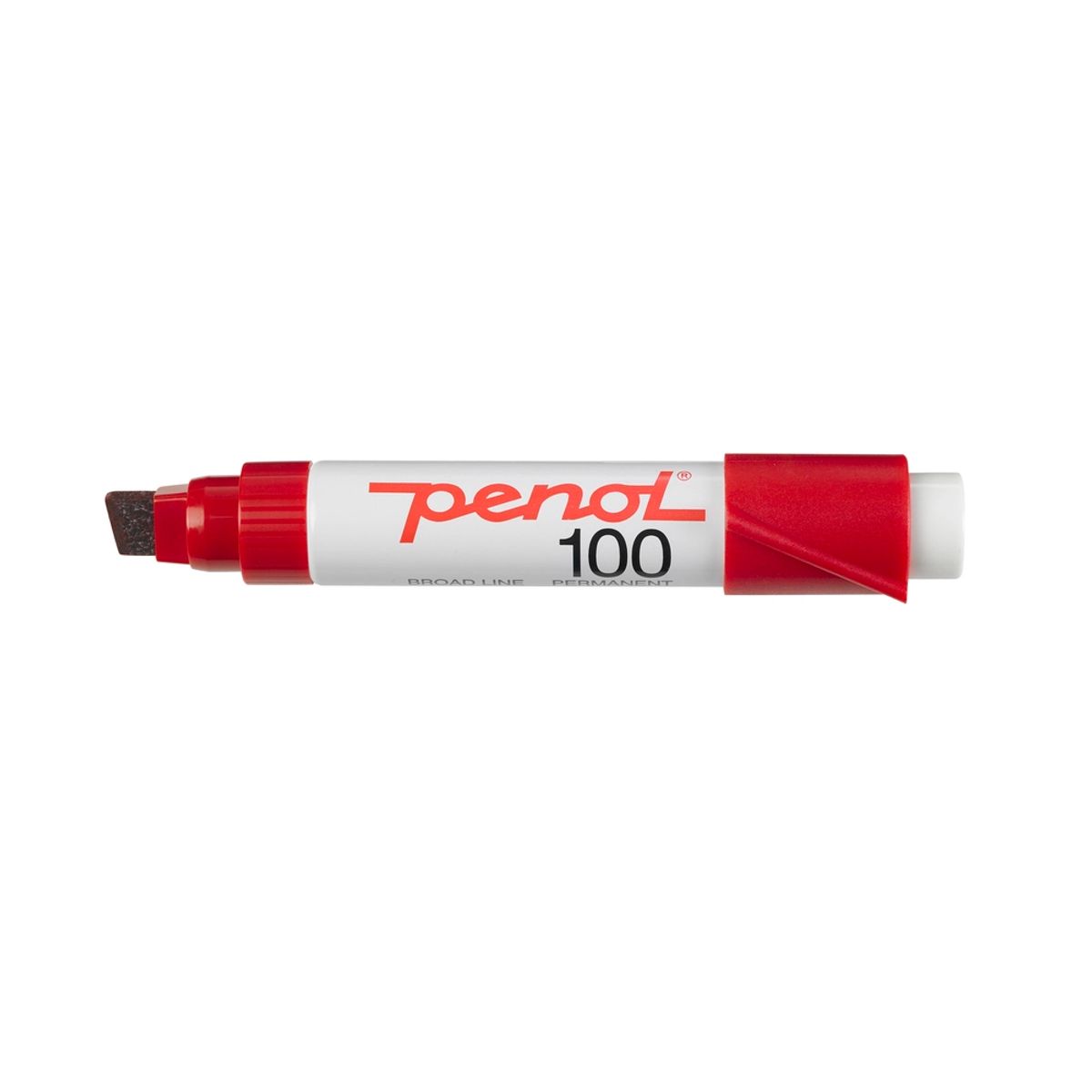 Marker Penol 100 3-10mm rød permanent