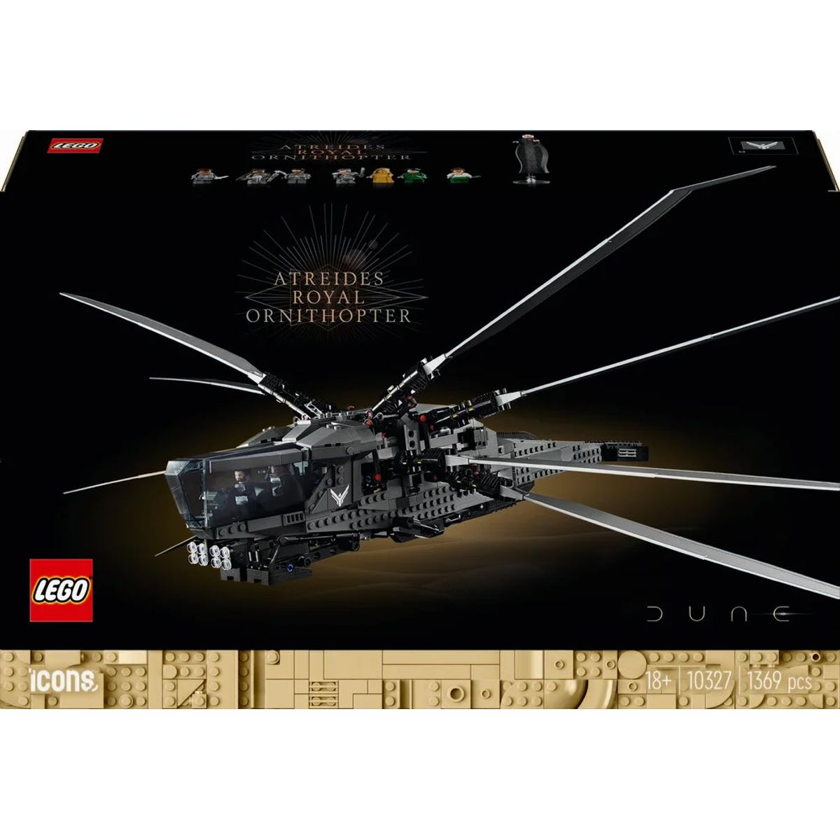 10327 LEGO Icons Dune Atreides Royal Ornithopter