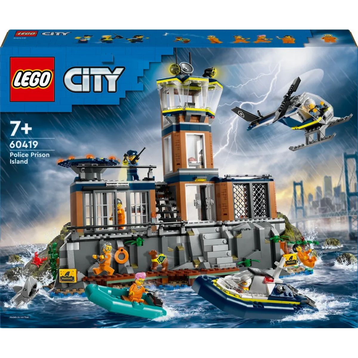 60419 LEGO City Police Politiets fængselsø