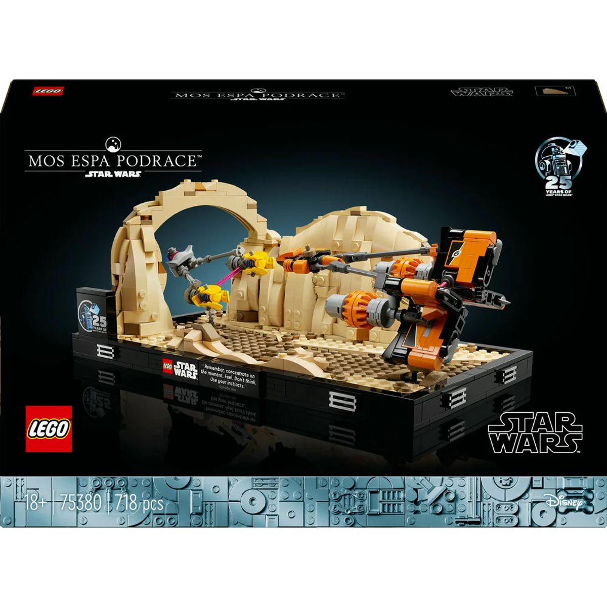 75380 LEGO Star Wars Diorama med Mos Espa-podraceâ¢