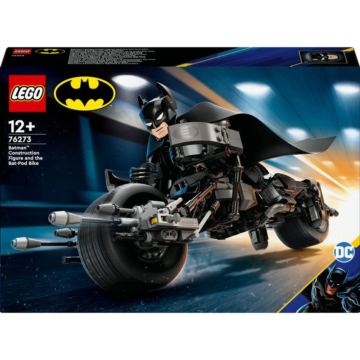 76273 LEGO Super Heroes DC Byg selv-figur af Batmanâ¢ og Batpod-motorcyklen