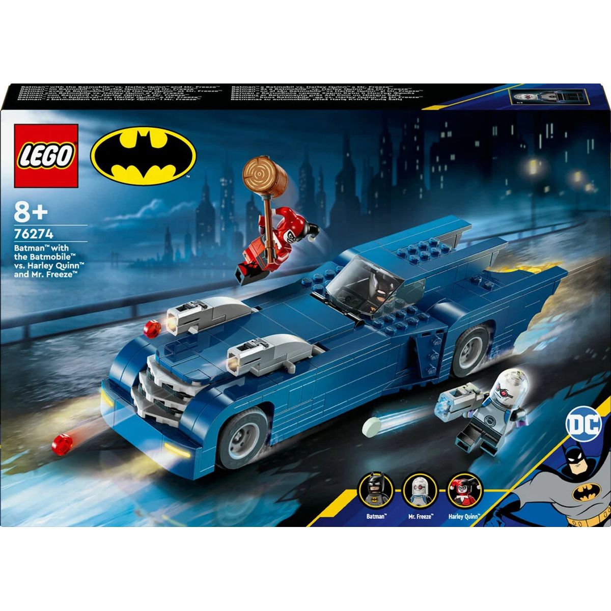 76274 LEGO Super Heroes DC Batmanâ¢ og Batmobileâ¢ mod Harley Quinnâ¢ og Mr. Freezeâ¢