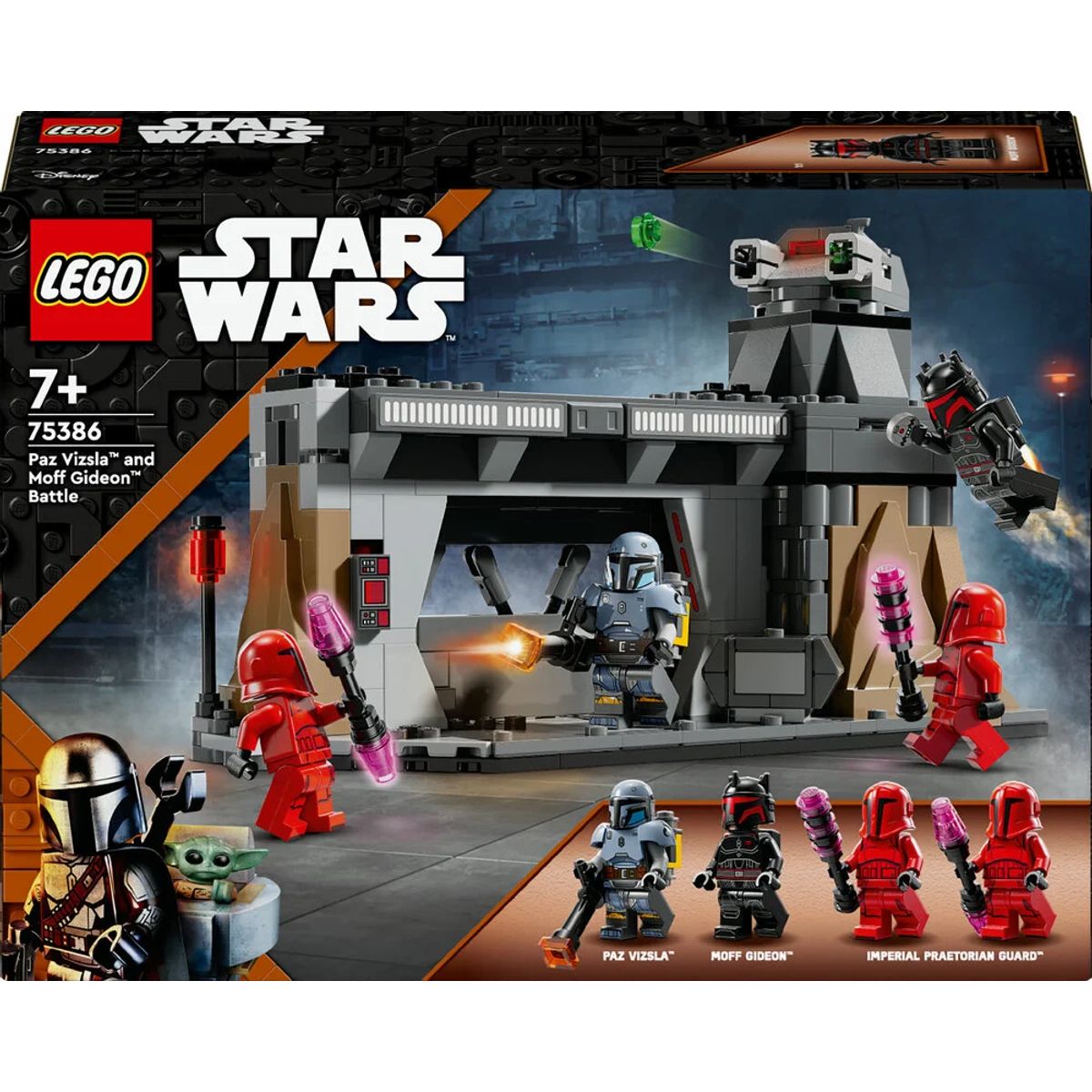 75386 LEGO Star Wars Paz Vizslaâ¢ og moff Gideonsâ¢ kamp