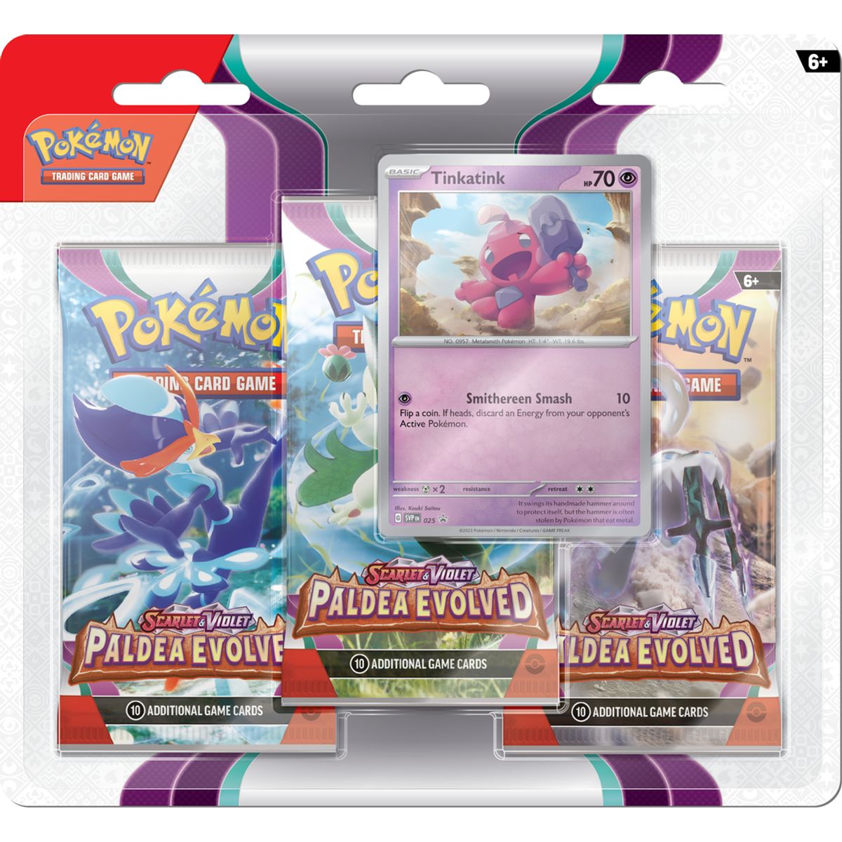 Pokémon Blister 3-pak: Scarlet & Violet - Paldea Evolved asst