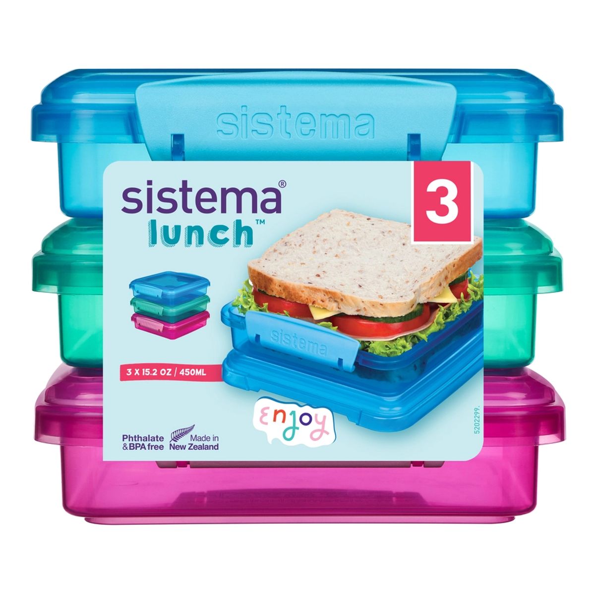 Sistema sandwich box 3 stk