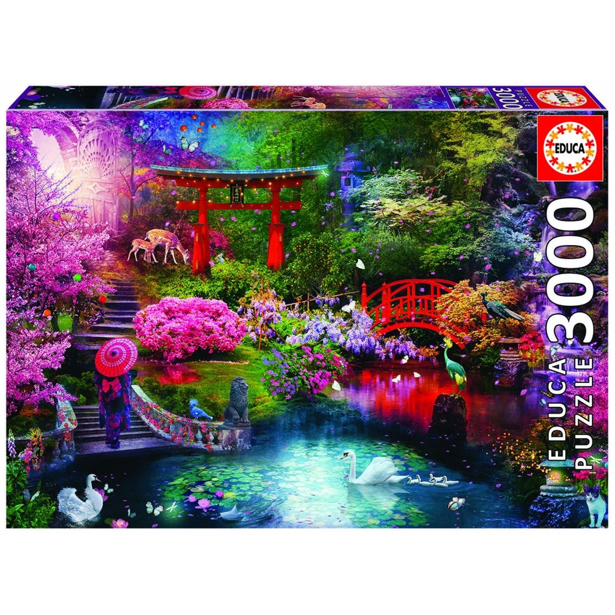 Puslespil Japanese Garden 3000 brikker