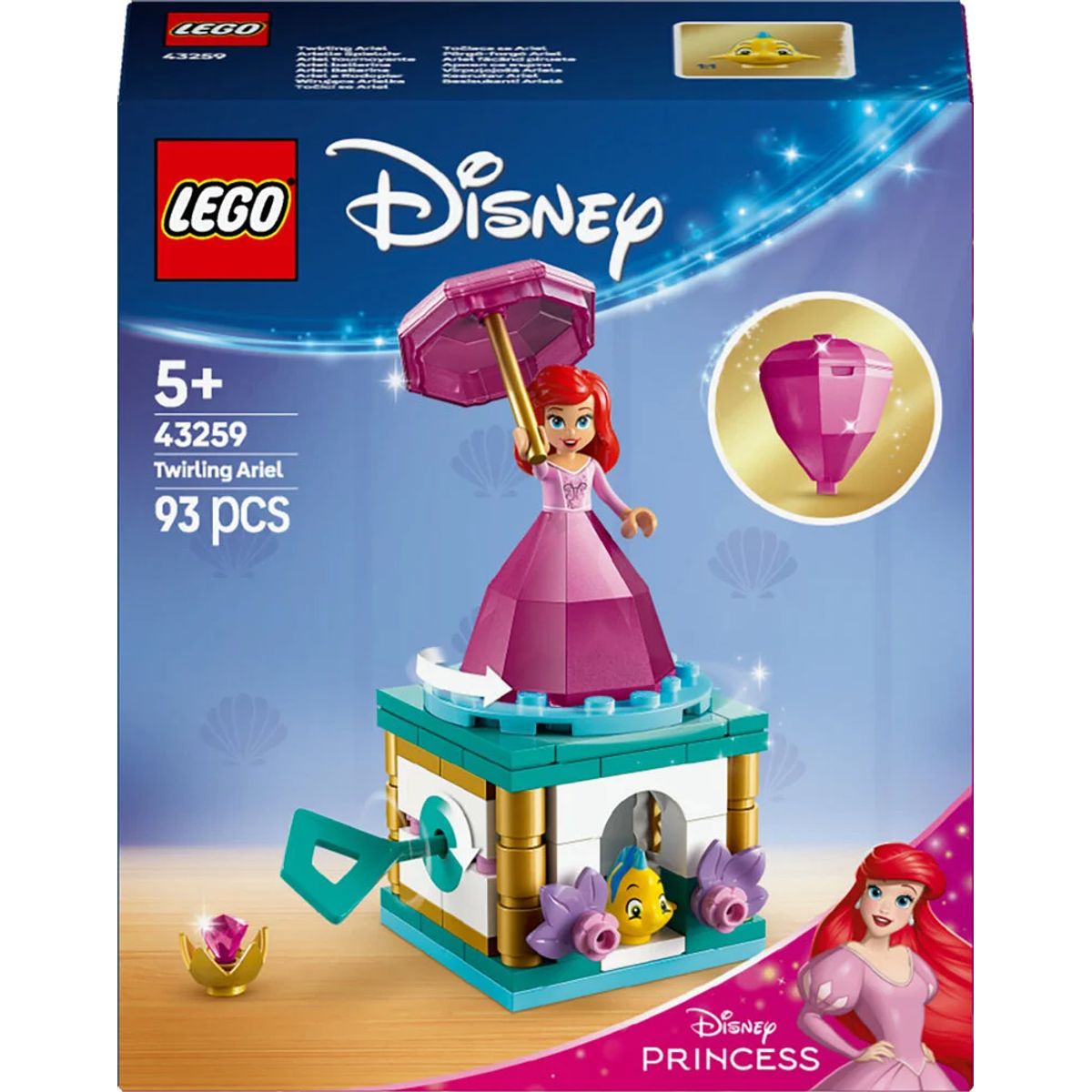 43259 LEGO Disney Princess Snurrende Ariel