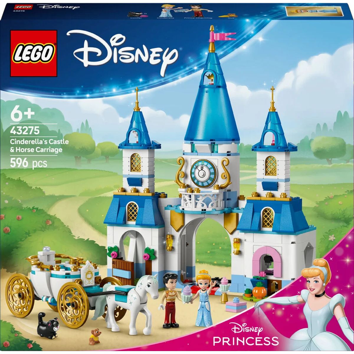 43275 LEGO Disney Princess Askepots slot og karet