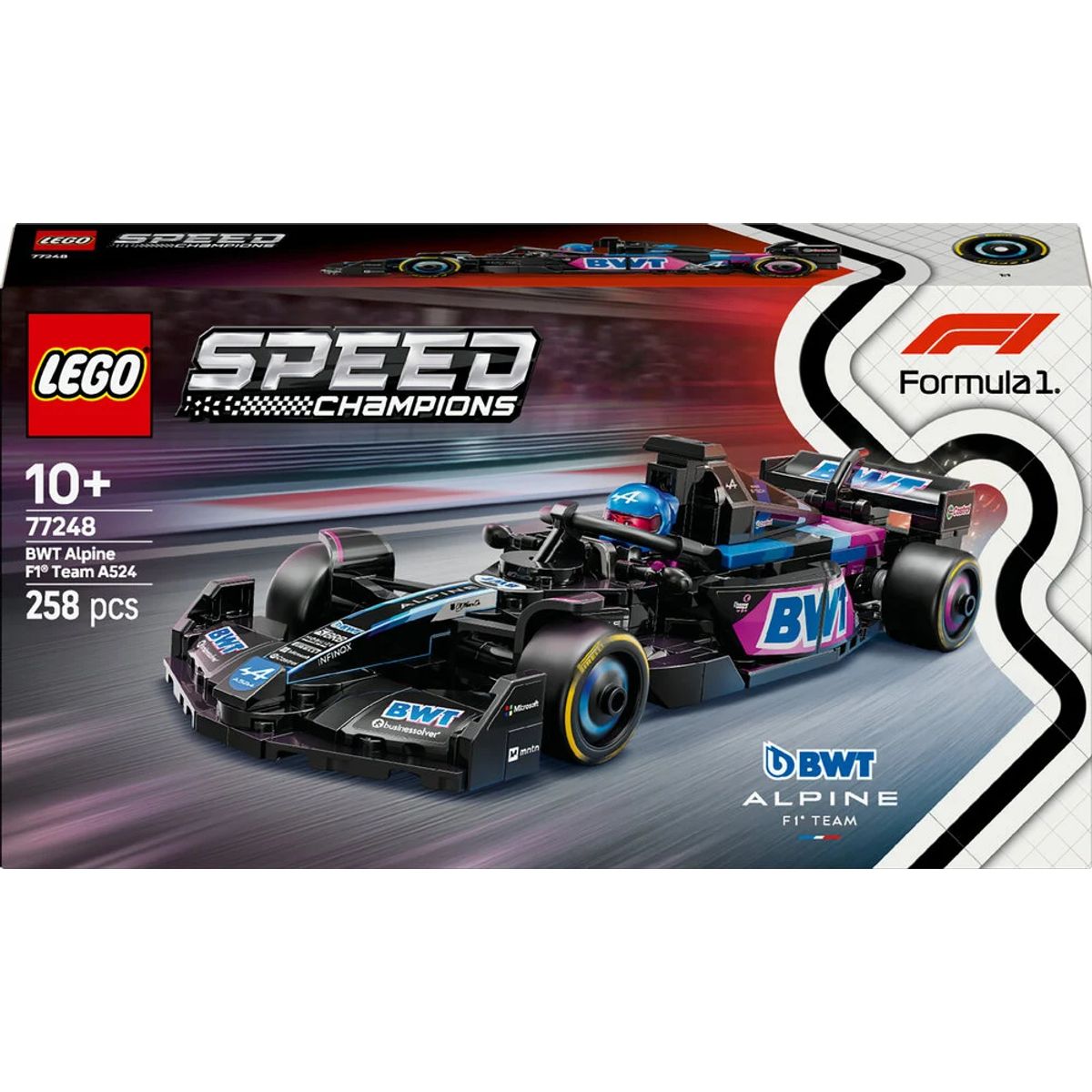 77248 LEGO Speed Champions BWT Alpine F1 ® Team A524-racerbil