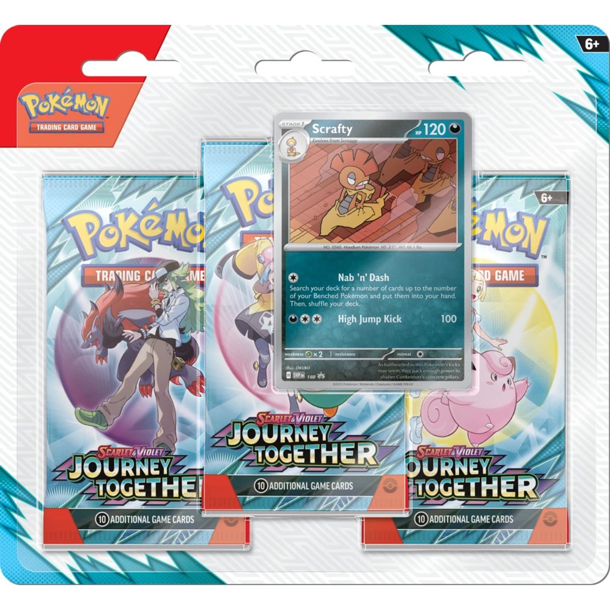 Pokemon 3 Pack Blister SV9 Journey Together