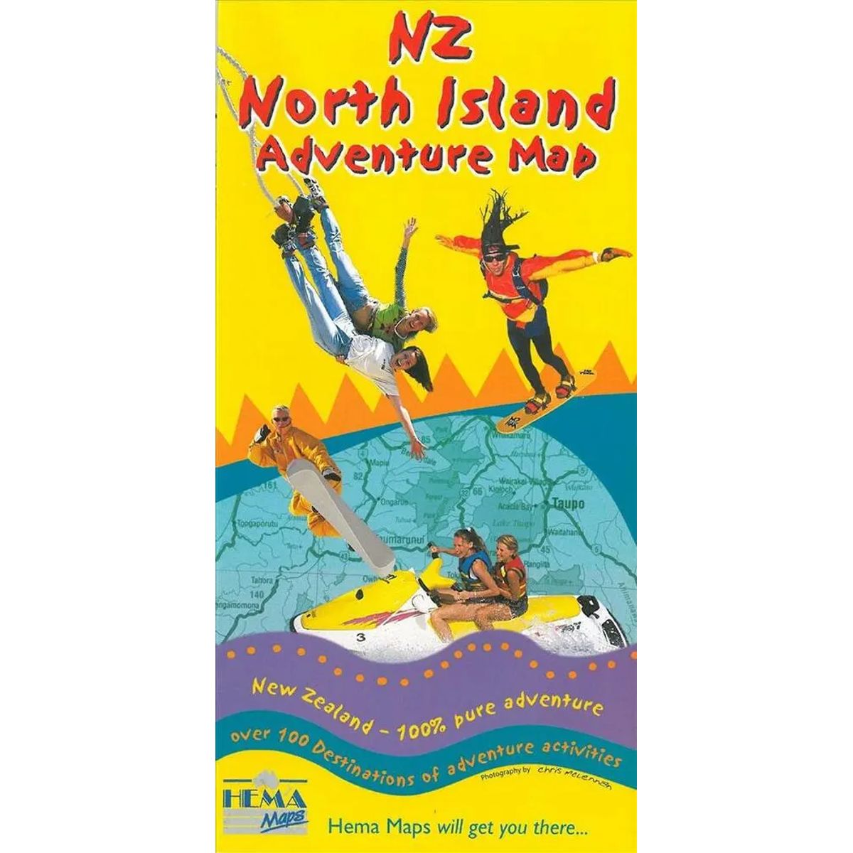 New Zealand North Island Adventure Map