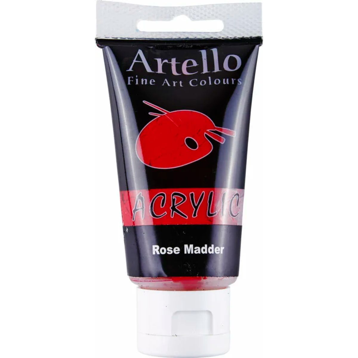 Akrylmaling Artello rose alizarin rød 75ml