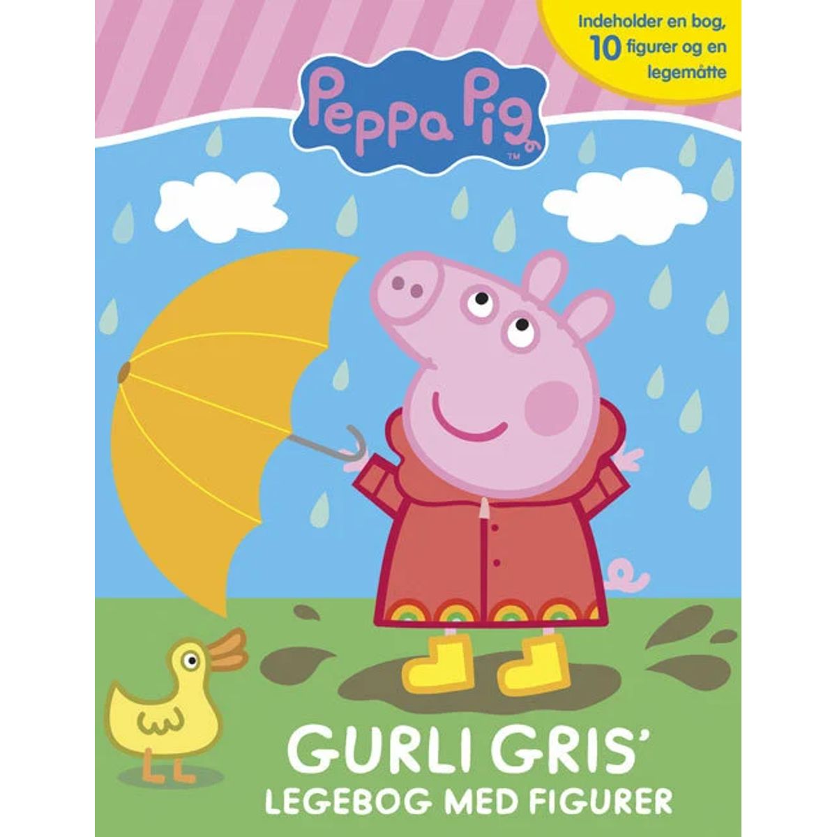 Peppa Pig - Gurli Gris' legebog - med 10 figurer og legemåtte (Busy Book)