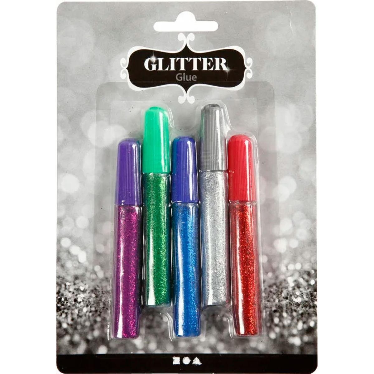 Glitterlim sortiment 5x10 ml