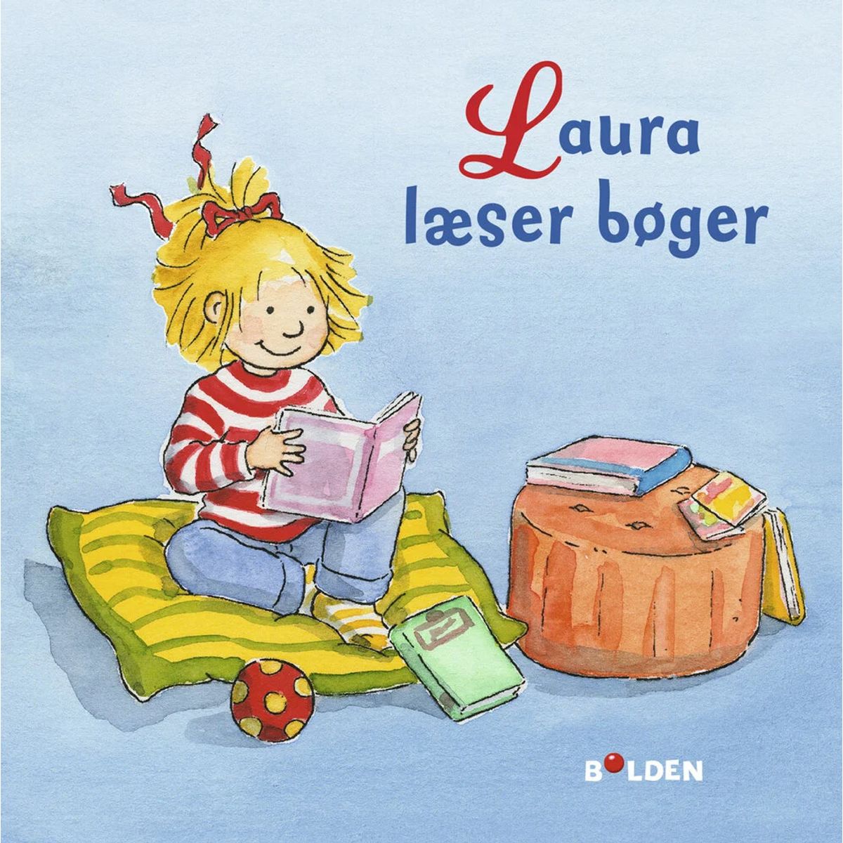 Laura læser bøger