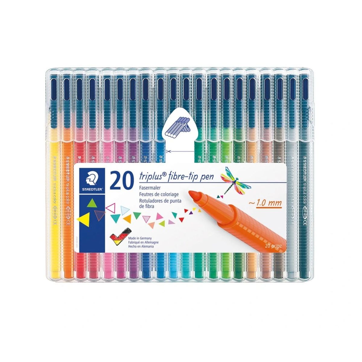 Tusser Staedtler triplus color 20 ass.