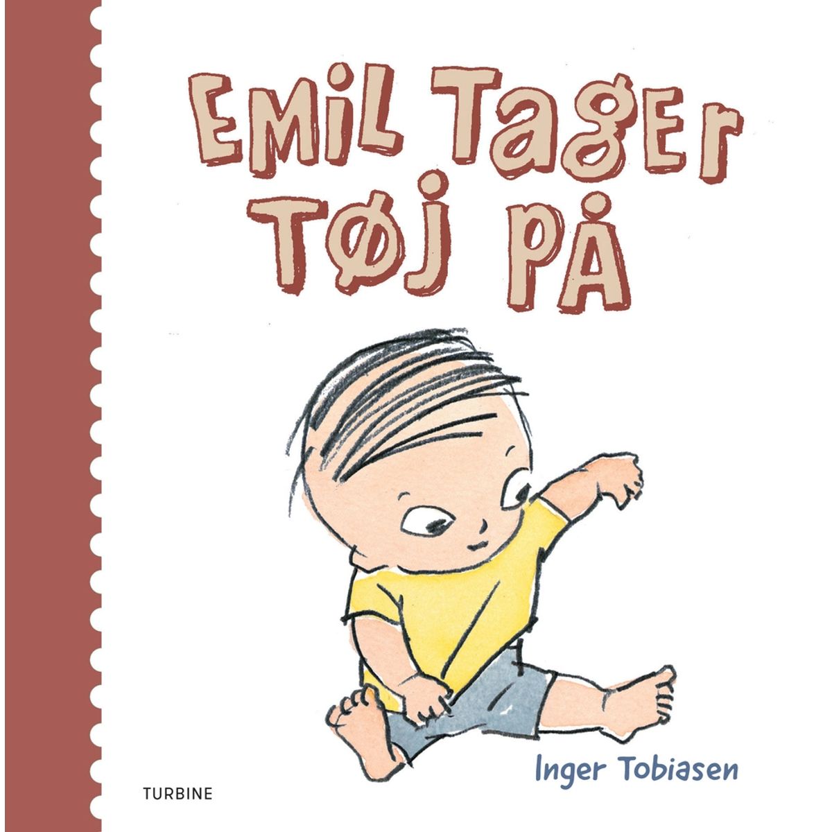 Emil tager tøj på