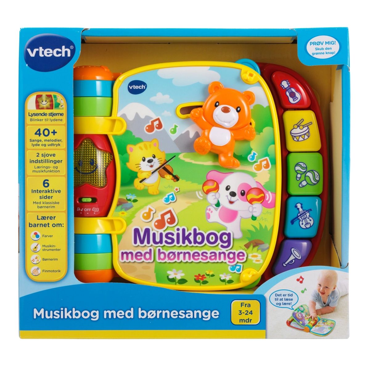 Vtech Baby musikbog med børnesange