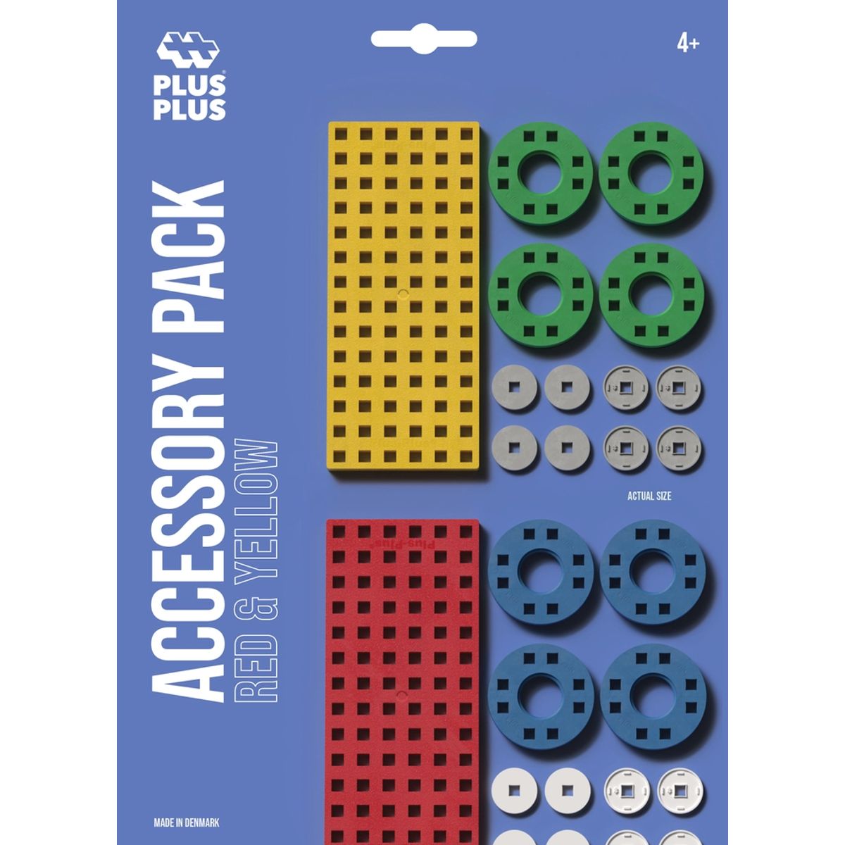 Plus-Plus Accessory Pack rød/gul