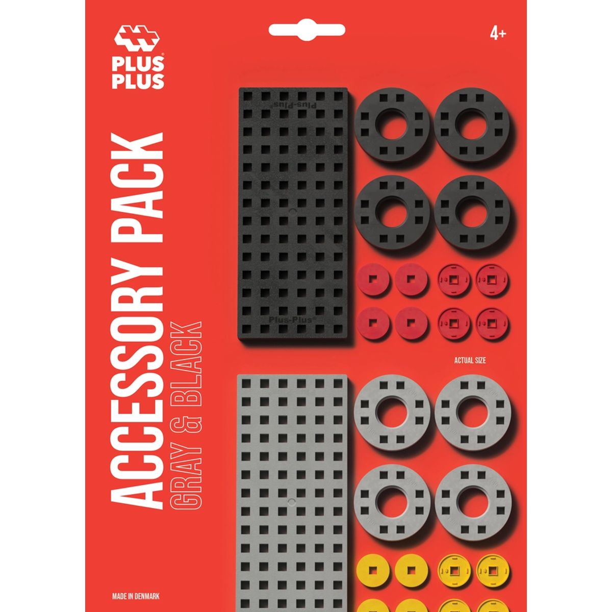 Plus-Plus Accessory Pack grå/sort