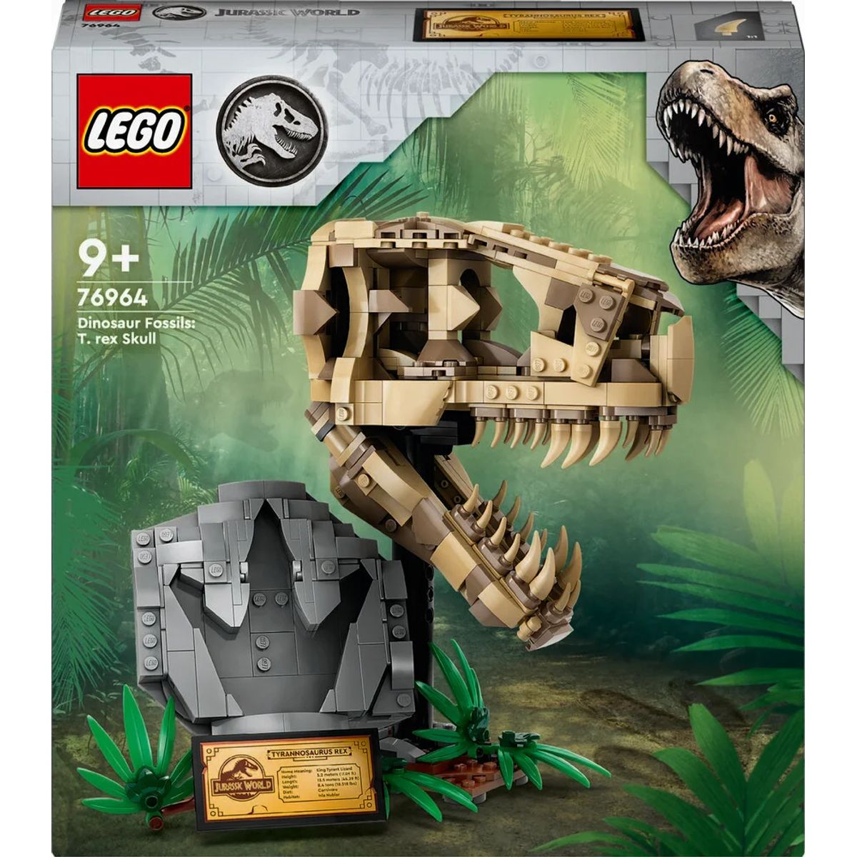 76964 LEGO Jurassic World Dinosaurfossiler: T. Rex-Kranium