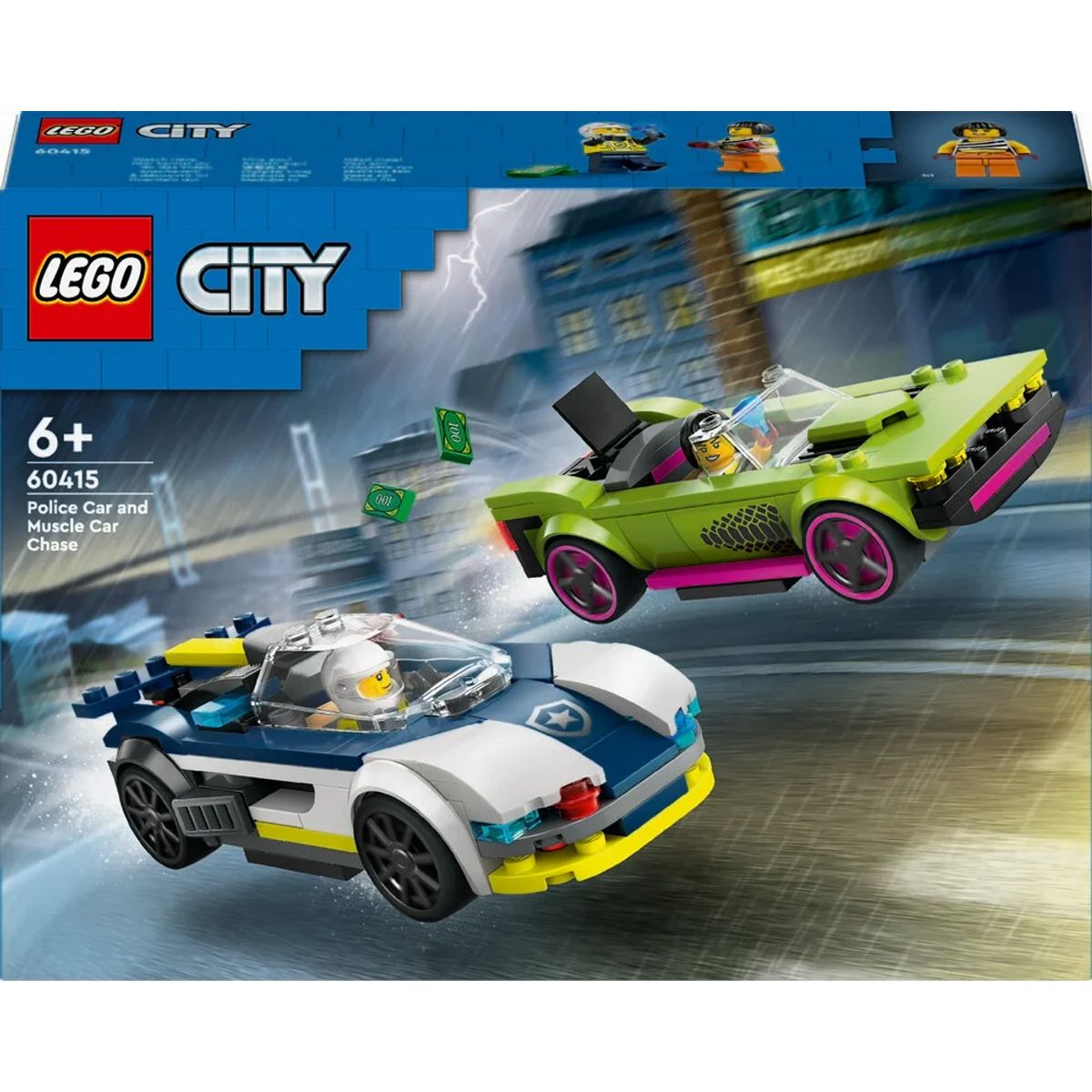 60415 LEGO City Police Biljagt med politi og muskelbil