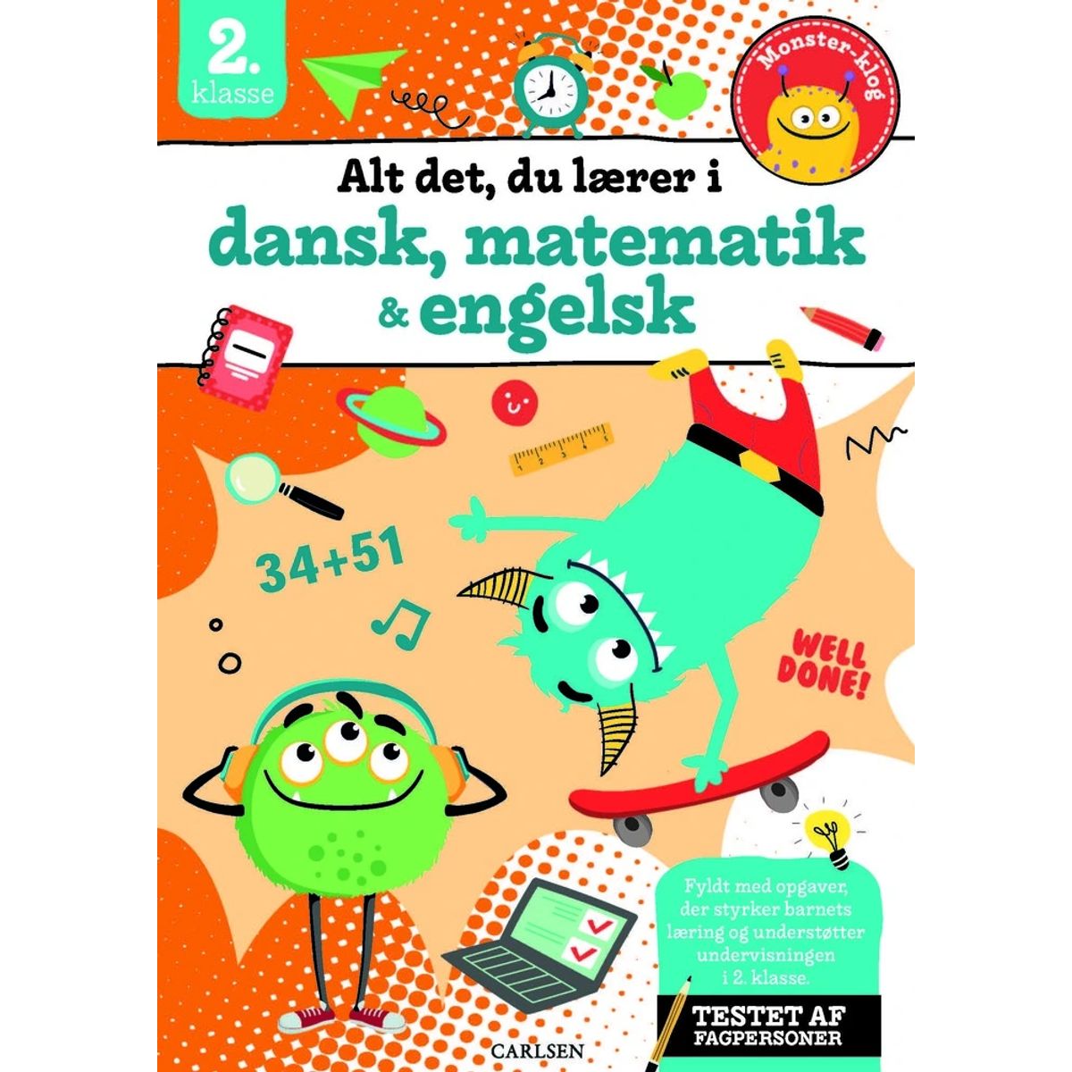 Alt det, du lærer i dansk, matematik & engelsk - 2. klasse