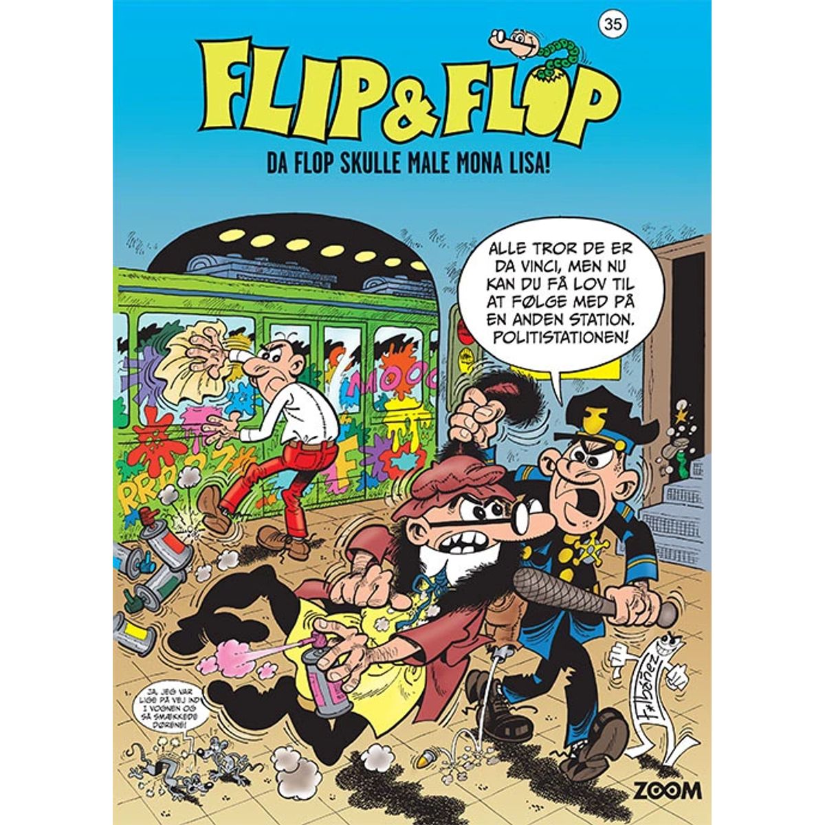 Flip & Flop 35: Da Flop skulle male Mona Lisa