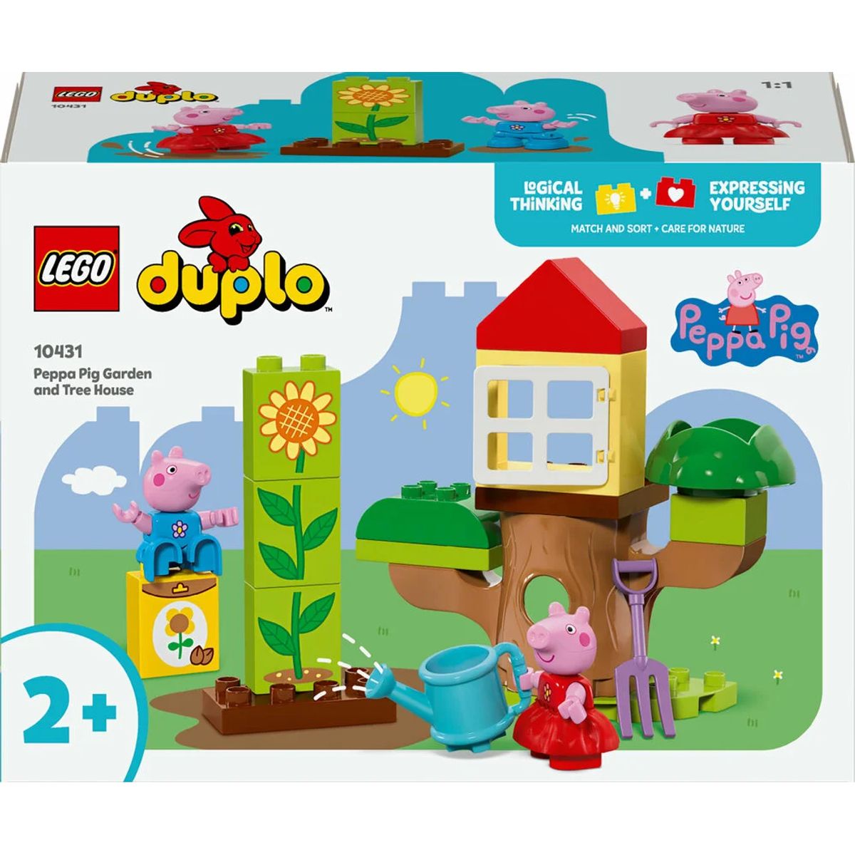 10431 LEGO DUPLO Peppa Pig Gurli Gris' have og trætophus