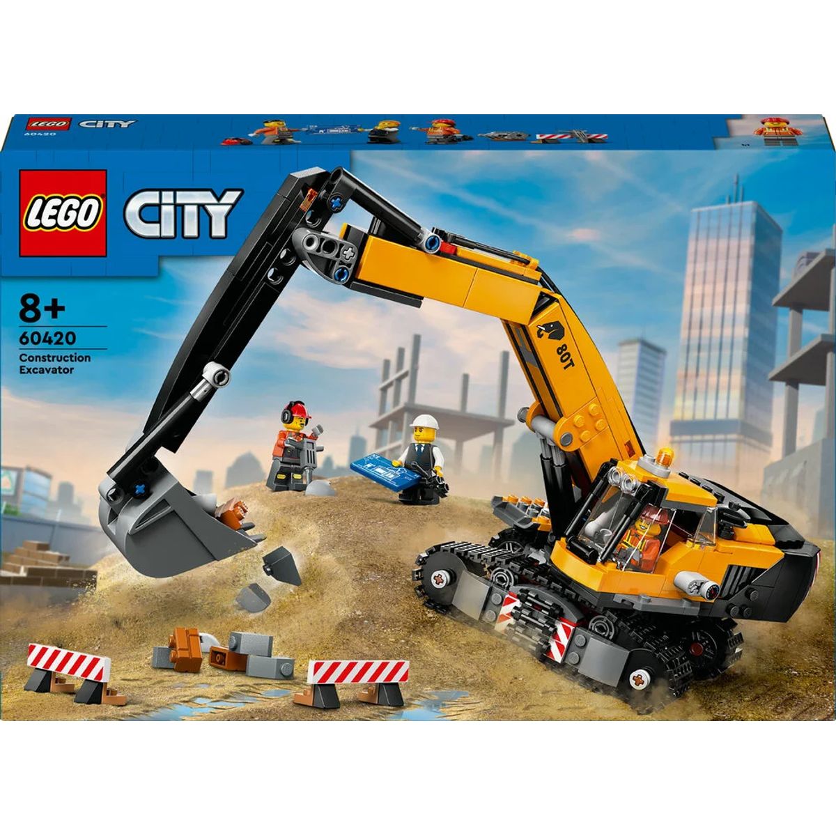 60420 LEGO City Big Vehicles Gul gravemaskine