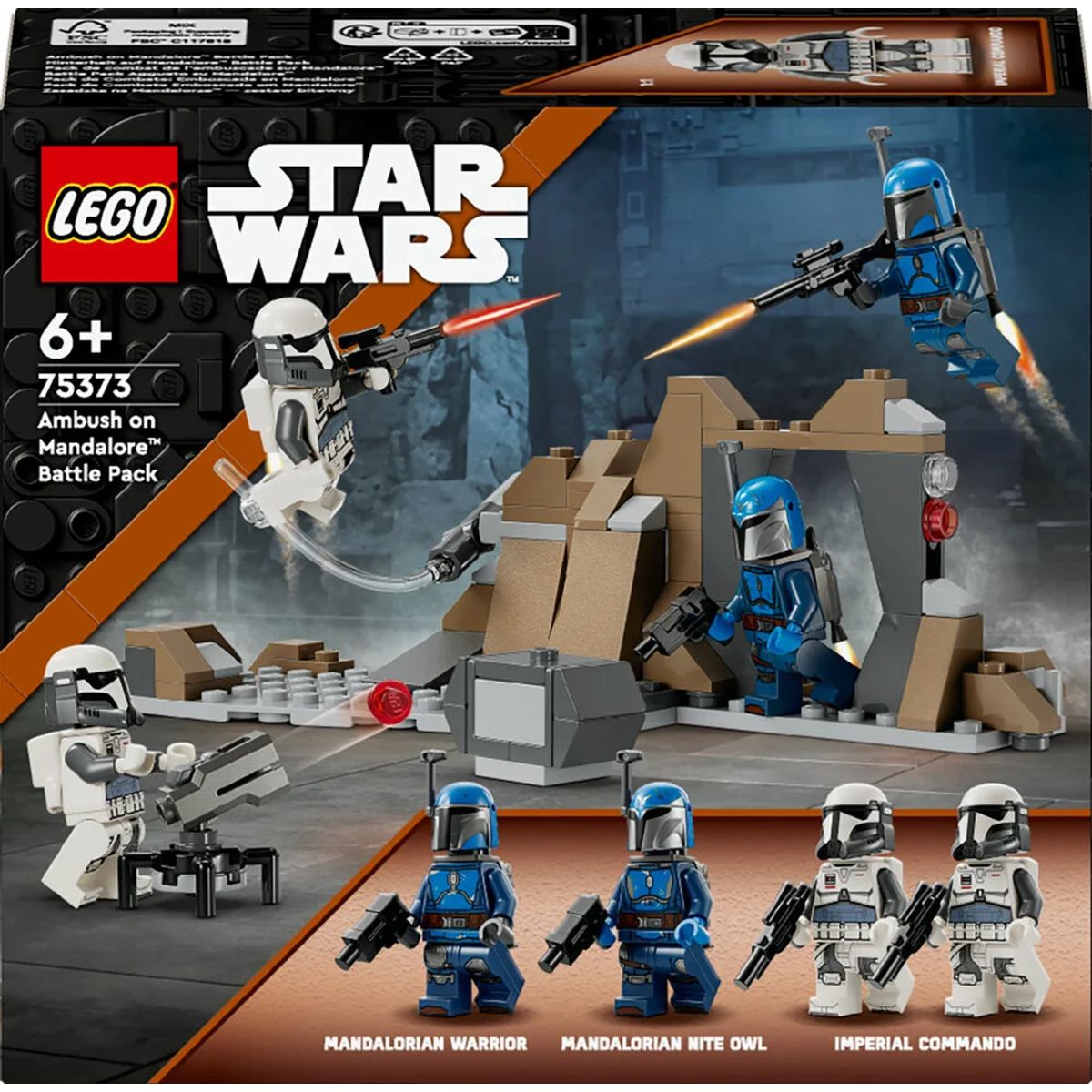 75373 LEGO Star Wars Battle Pack med bagholdet på Mandalore&trade;