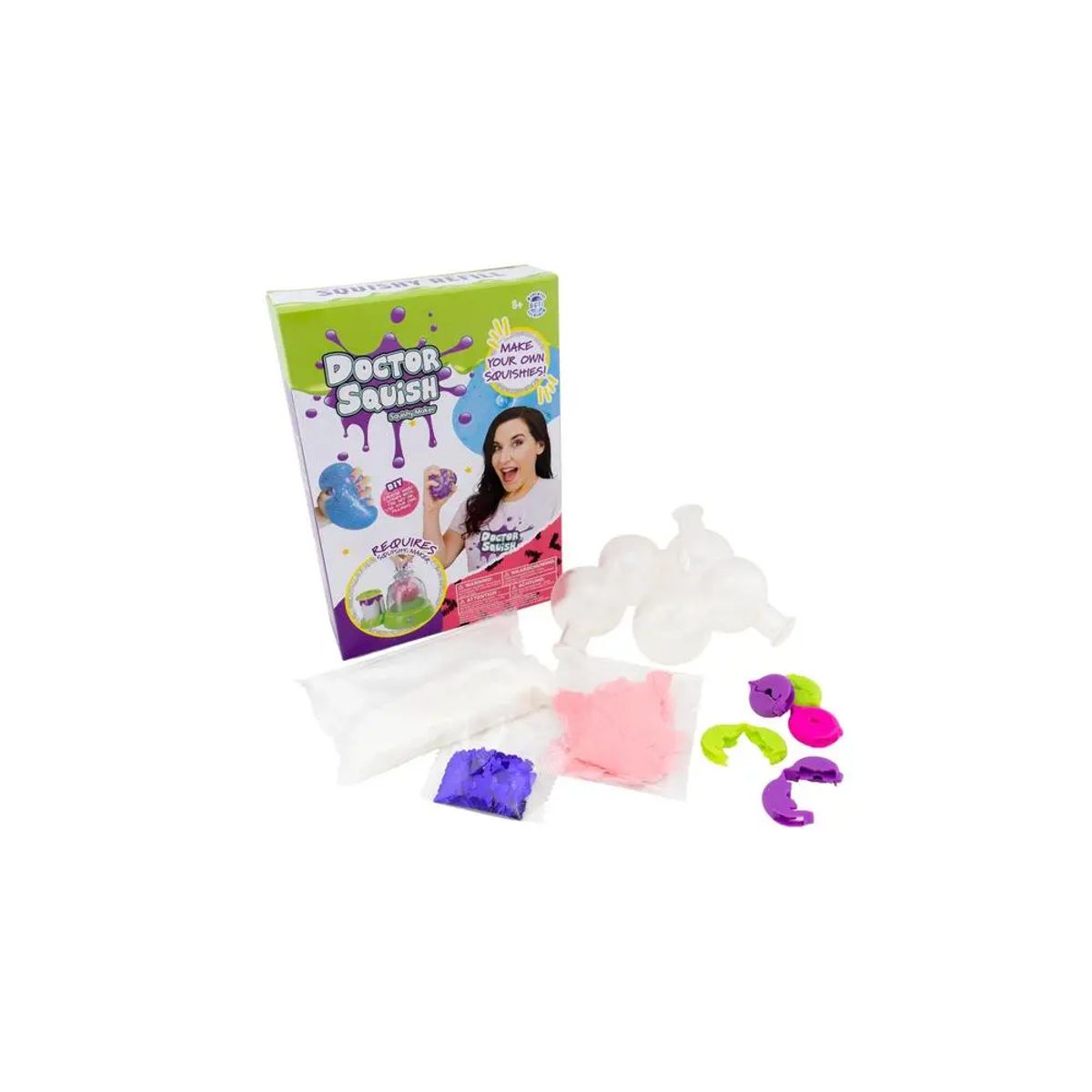 Doctor Squish Squishy Pack Refill V2 10 Balloons + Clips