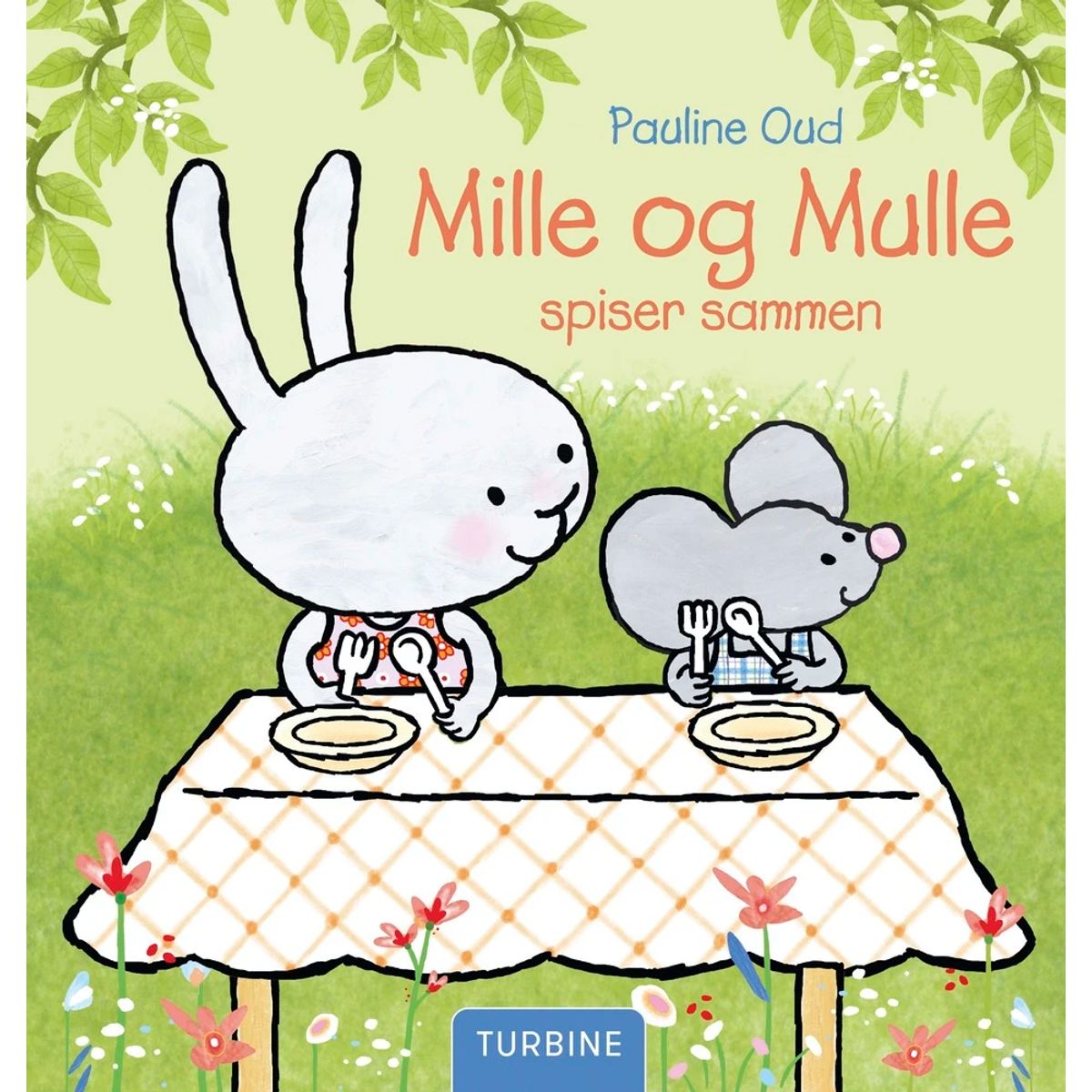 Mille og Mulle spiser sammen