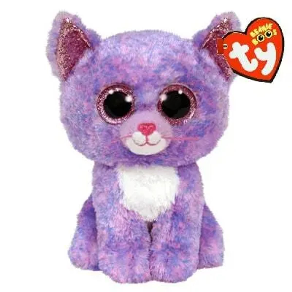 Ty Beanie Boos Cassidy lilla kat 23 cm