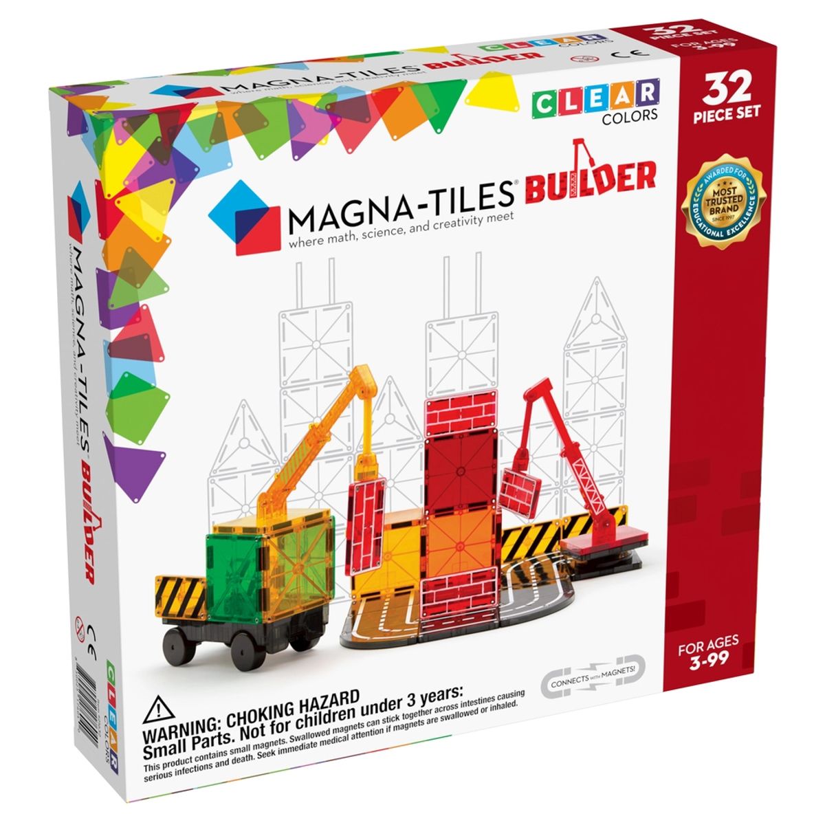 Magna-Tiles Builder 32 stk.