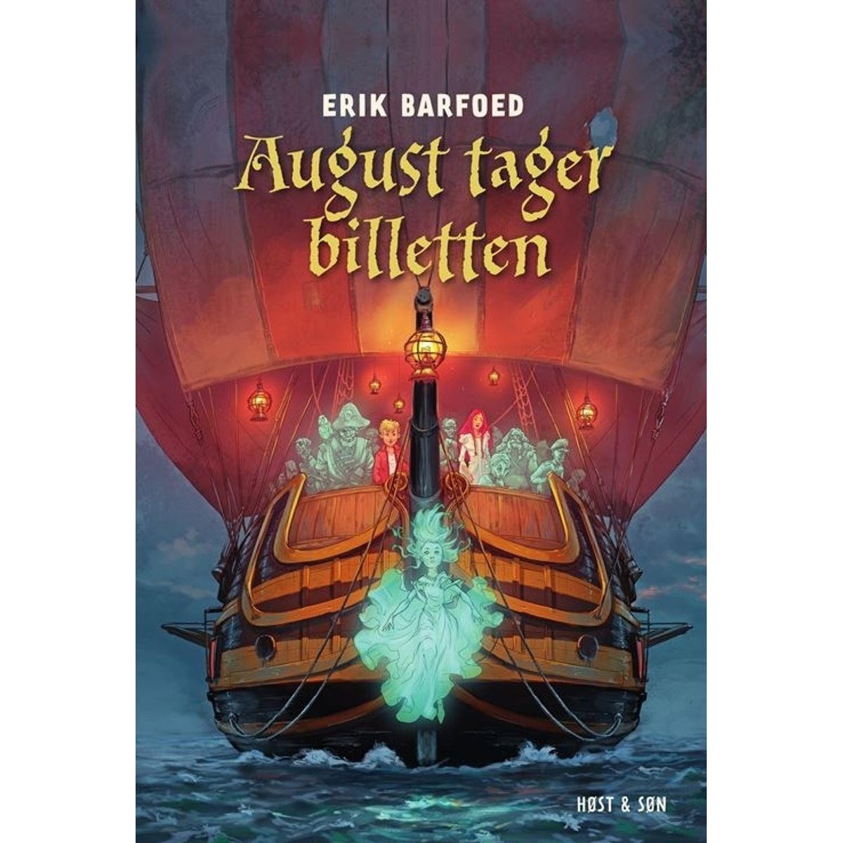 August tager billetten