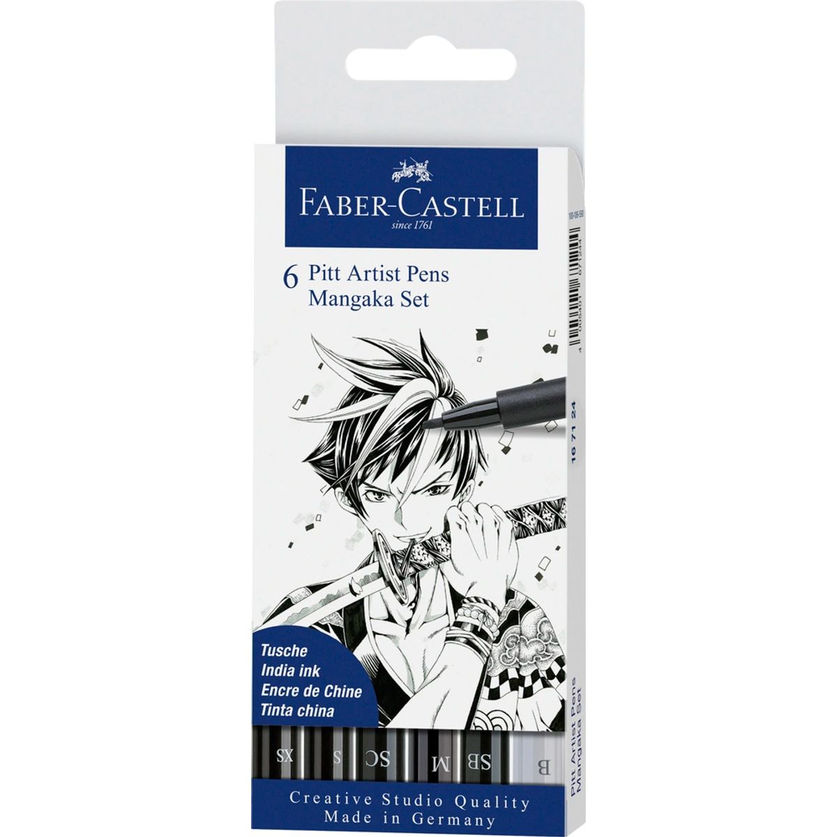 Pitt artist mangaka Faber-Castell 6 ass