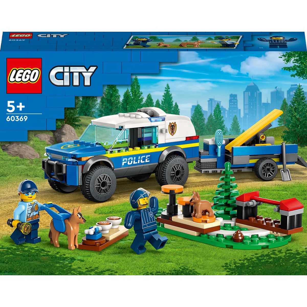 60369 LEGO City Police Mobil politihundetræning