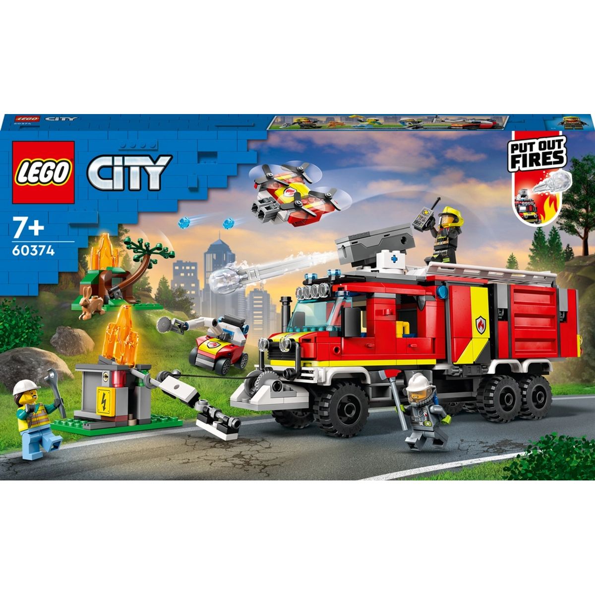 60374 LEGO City Fire Brandvæsnets kommandovogn