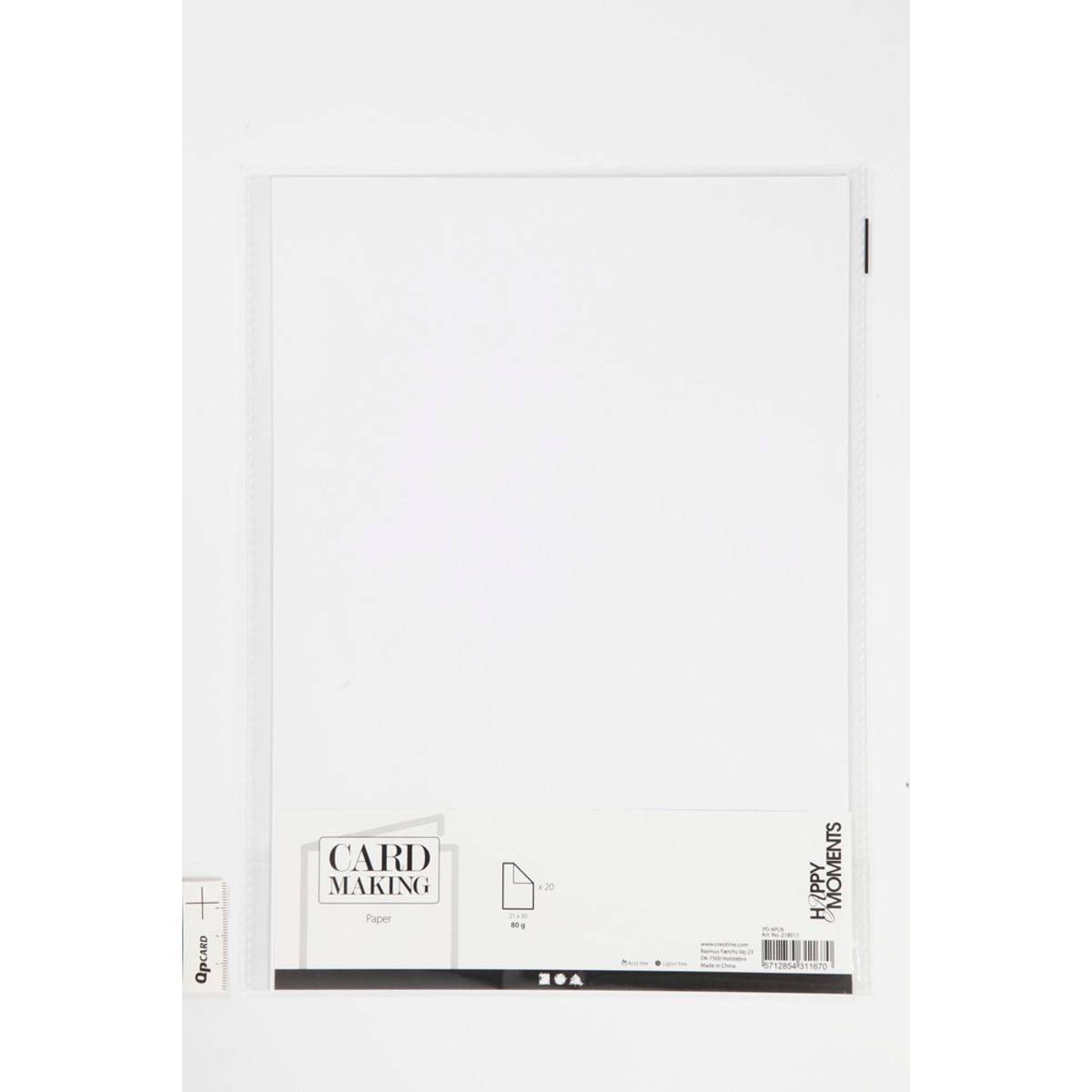 Papir hvid A4 80g 20stk