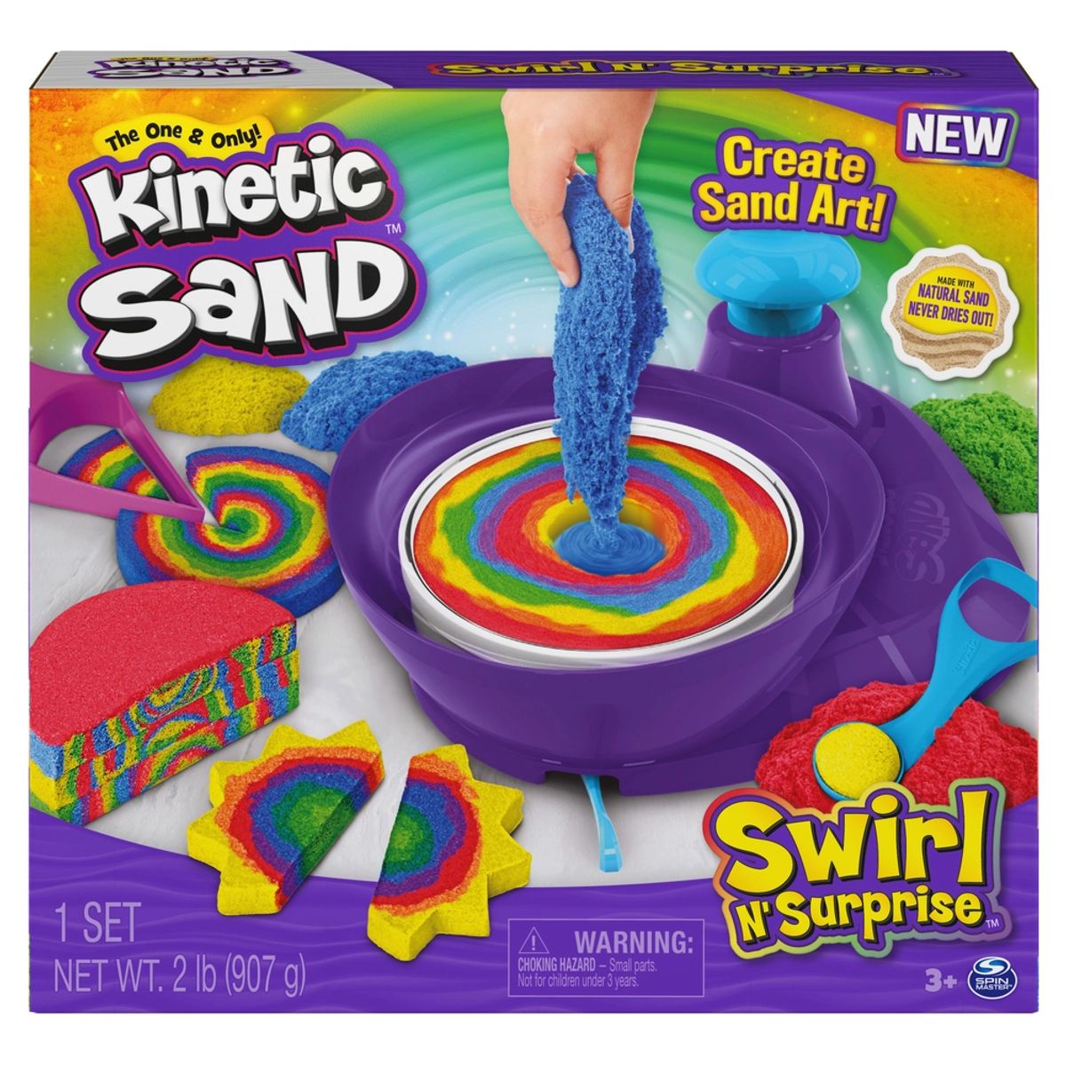 Kinetic Sand Swirl N' Surprise