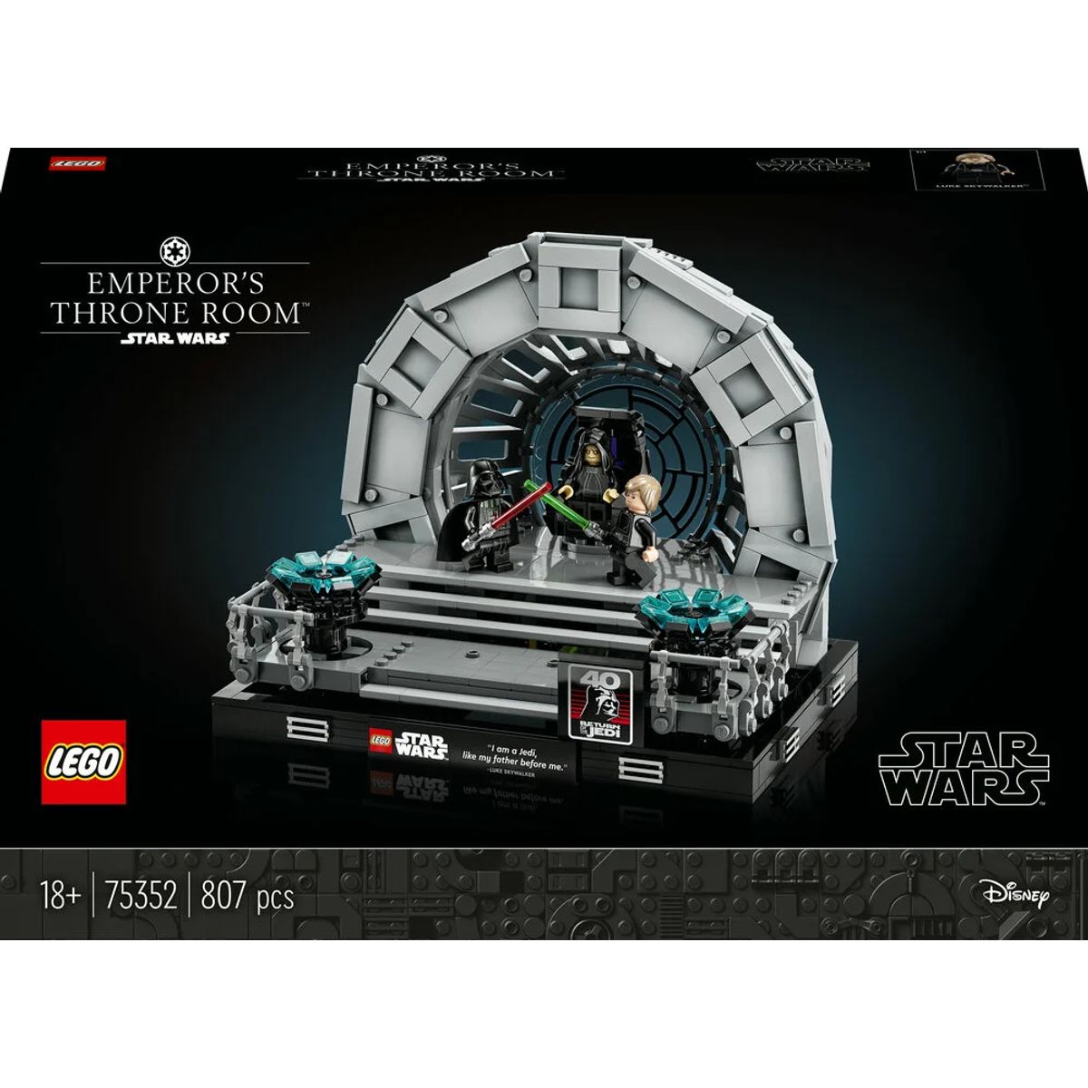 75352 LEGO STAR WARS Diorama med Kejserens tronsal